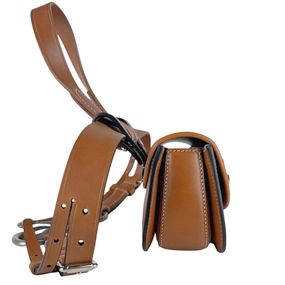 GUCCI Brown Leather Bamboo Fanny Pack - Picture 2 of 15